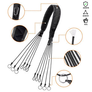 Lanière de survie en plein air en polyester imperméable durable, tressée à la main, multi-boucles pour les outils quotidiens, petits équipements - Product Image 2