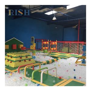 แทรมโพลีนสำหรับเด็กอุปกรณ์สนามเด็กเล่นในร่มขนาดเล็กอุปกรณ์สำหรับเด็กเล่นแบบนุ่ม - Product Image 5