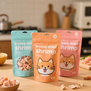 Digital Printing Recyclable Dog Treats Plastic Bag Ziplock Pet <strong>Food</strong> Stand up Pouch <strong>Packaging</strong> - Product Image 6