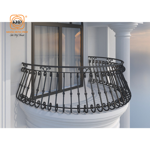Barandilla de Balcón y Escalera de Diseño Moderno con Protección UV Anticorrosión, Hierro Forjado Galvanizado de Alta Calidad KHP para Exteriores, Hazlo Tú Mismo - Product Image 5
