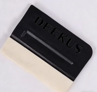 Spatule en TPU Deekus rose pour film de protection de vitres de voiture, outil de pose anti-rayures