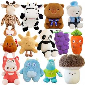 Juguetes de Peluche Interactivos con Sensor, Peluche de Búho y Mapache, Animales Nocturnos con Ojos LED Brillantes - Product Image 2