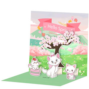 Carte de vœux d'anniversaire 3D créative, logo personnalisé, entreprise, faite à la main, papier couché, impression UV, laminage mat, cadeau - Product Image 5