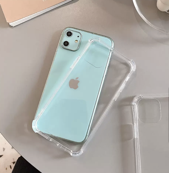Transparent TPU Airbag Shockproof Phone Case Drop-Resistant Slim Clear Bumper Cover