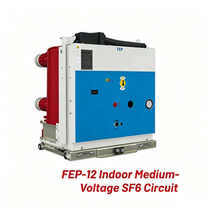 เบรกเกอร์กั๊กแก๊ส SF6 แรงดันปานกลาง FEP-12KV แบบถอดได้ สำหรับใช้ภายในอาคาร 12kV 3 เฟส สำหรับสวิตช์เกียร์ KYN28 - Product Image 1