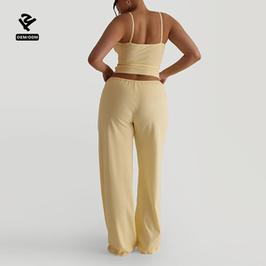 F5344 Custom Clothing Manufacturer Streetwear Cargo Pants <strong>Women</strong> Wide <strong>Leg</strong> <strong>Straight</strong> Loose Trousers <strong>Jogger</strong> <strong>Women's</strong> Clothing - Product Image 3