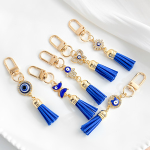 Persimmon Shape Resin <strong>Keychain</strong> Lucky Meaning "Everything Goes Well" Transparent Glitter Key Ring Chinese Style Bag Pendant Gift - Product Image 1