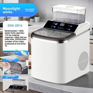 Nouvelle machine à glaçons carrés électrique commerciale pour thé au lait et café, 16 kg, haute puissance, vente en gros usine, nouveau modèle avec réservoir d'eau intégré - Product Image 4