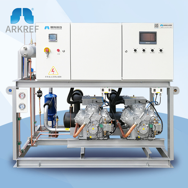 ARKREF Food Processing Plant, Cold Storage Refrigeration Unit, Customizable Bitzer High Temperature Piston Parallel Unit