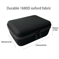 Nouvelle Mallette de Voyage Antichoc Noire en EVA 1680D pour Appareil Photo avec Insert en Mousse EVA – Modèle 2026 Robuste et Durable