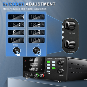 <span class=keywords><strong>NICE</strong></span>-POWER R-SPS6010S-USB 60V 10A Régulateur à découpage DC avec protection contre les courts-circuits OCP OVP Trois magasins de données - Product Image 4