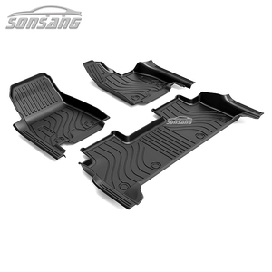 Tapis de sol de voiture SONSANG Deep Dish pour AION HYPER HT RHD 2025 – Tapis de protection toutes saisons en TPE de qualité supérieure, doublures auto 3D sur mesure - Product Image 2