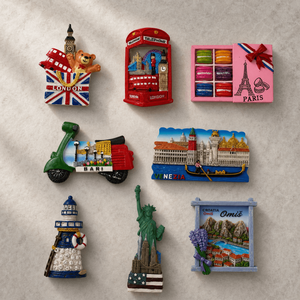 Magneti Souvenir 3D in Resina all'Ingrosso, Monumenti di Londra, Parigi, Venezia per Decorazione Casa e Regali Aziendali - Product Image 1