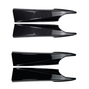 Bmw 3 Series Gt F34 Front <b>Corner</b> <b>Protector</b> Carbon Fiber Texture Piano Black Adhesive 2014-2019 - Product Image 3
