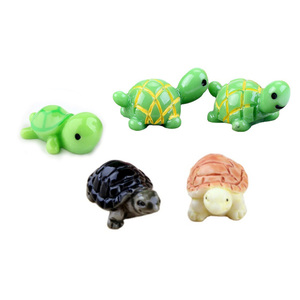 Yiwu Wintop Hot Sale Sea Animal Theme 3d Miniature Turtle Design Resin Charms for Keychain Earring Making