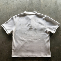 Camisetas Polo Estilo Urbano OEM, Personalizadas, 100% Algodón, Tejido de Punto, Bordado de Fútbol, Manga Corta, Cuello Redondo, para Hombre