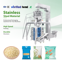 Machine d'emballage verticale économique pour granulés, machine de formage, de remplissage et de scellage verticale pour les grains de sorgho Job's Tears, idéale pour les petites entreprises