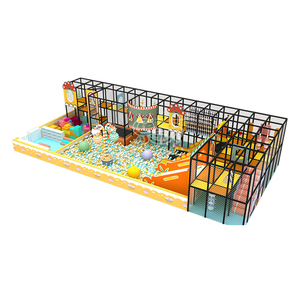 Nouveau parc d'attractions intérieur pour enfants jaune macaron, fabricant commercial direct - Product Image 6