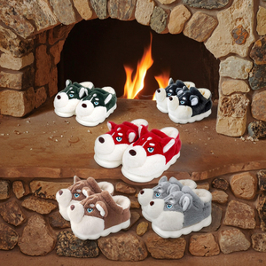 Chaussons d'intérieur en peluche <span class=keywords><strong>pour</strong></span> femmes et hommes, personnalisés <span class=keywords><strong>pour</strong></span> l'hiver, chauds, en forme d'animal, chaussons <span class=keywords><strong>pour</strong></span> hommes - Product Image 2