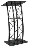 Estructura de Aluminio Personalizada de Fábrica con Recubrimiento en Polvo Negro y Plateado para Escenarios, Conciertos, Exposiciones, Iluminación y Exhibición con Bloqueo Rápido