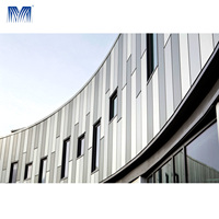 Revêtement extérieur en aluminium expansé, isolation thermique, anti-corrosion, taille et couleur personnalisables, mur-rideau vertical en métal