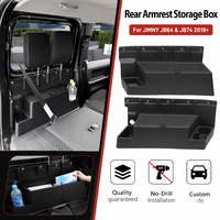 Boîte de rangement pour accoudoir arrière, boîte de rangement pour console centrale, organisateur de rangement intérieur, accessoires de voiture pour Suzuki Jimny JB64 JB74 3 portes