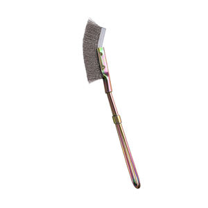 Cepillo de alambre de acero inoxidable para cocina industrial, cepillo de limpieza de latón y nailon para eliminar óxido, para limpieza de parrillas de barbacoa - Product Image 1