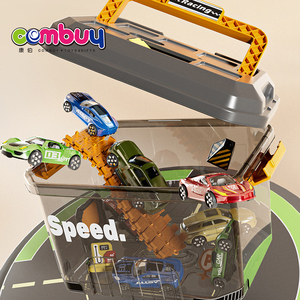 Boîte de rangement parking jouet en plastique moulé sous pression piste de course <span class=keywords><strong>garage</strong></span> voiture - Product Image 2