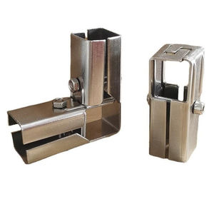 20mm Stainless Steel <b>Square</b> <b>Pipe</b> Fittings Connectors - Product Image 5