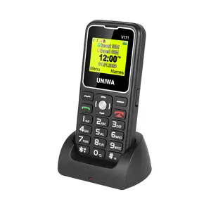 UNIWA V171 Big Button Big Font CellPhone SOS One Key to Unlock Dual SIM For Elderly Mobile Phone