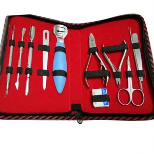 Professional Nail Clipper Manicure Pedicure <b>Kit</b> Stainless Steel Personal Grooming Nail Care Set with Premium Travel Case - Product Image 1