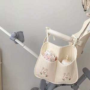 Portable multifonctionnel bébé berceau sac de rangement coton tête de lit organisateur de couches pour <span class=keywords><strong>nouveau</strong></span>-<span class=keywords><strong>né</strong></span> literie et enfants articles - Product Image 5