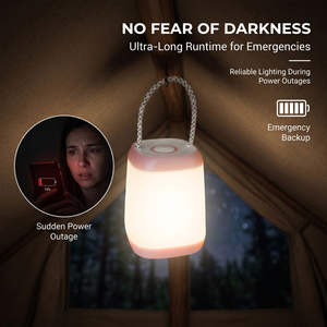 Luci LED da Campeggio, Lampade d'Emergenza Sospese per Tende in Caso di Interruzioni di Corrente, Luci da Campeggio Ricaricabili a Lunga Durata della Batteria - Product Image 5