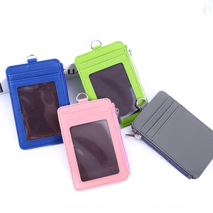 Biểu Tượng Tùy Chỉnh Mạnh Mẽ Chủ Thẻ Zip Dây Buộc In Da Ví Với Đứng Cho Id Kinh Doanh Thẻ Tín Dụng - Product Image 2