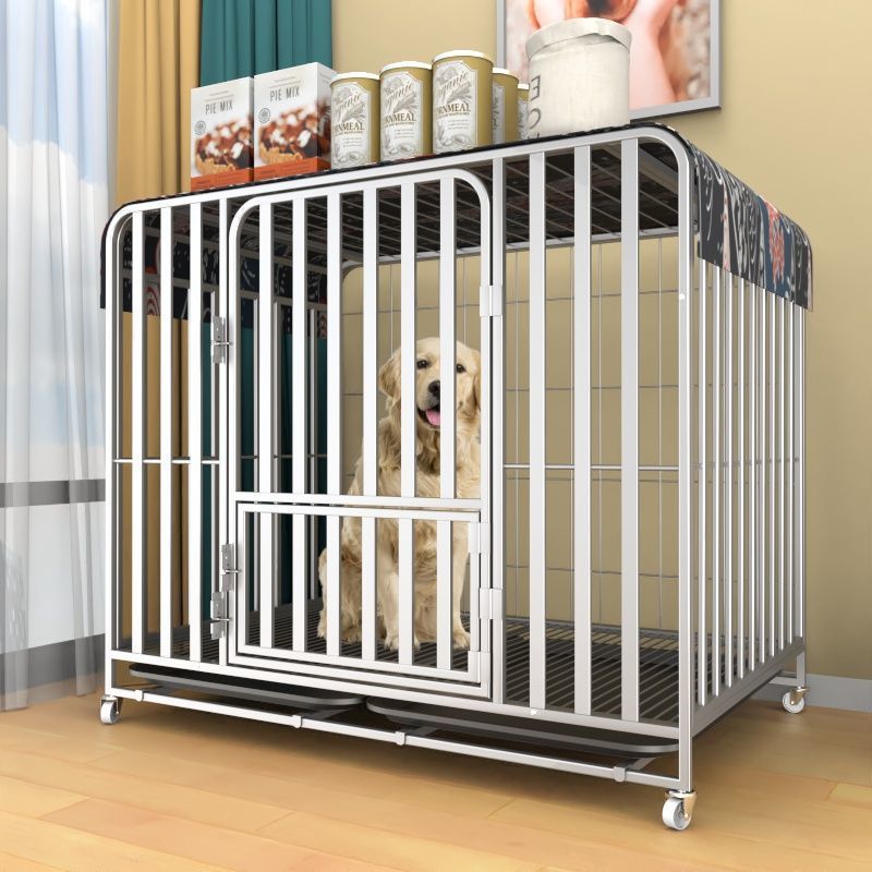 Tube carré argenté à trois côtés, modèle 20, résistant aux morsures de chiens.