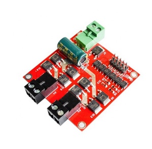 Module d'entraînement de moteur à courant continu à double canal 7A/160W haute puissance régulation de vitesse <span class=keywords><strong>PWM</strong></span> avant et arrière de qualité industrielle logique <span class=keywords><strong>L298</strong></span> - Product Image 1