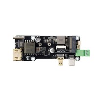 Adaptador Multifuncional PCIe a M.2 (E) para Raspberry Pi 5, Salida 4K, Fuente de Alimentación PoE Integrada y Circuitos de Interfaz PCIe a M.2