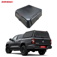 Capot rigide en alliage d'aluminium pour pick-up avec portes latérales solides et porte arrière vitrée pour Mitsubishi Triton