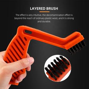 SPTA Sikat Busa Detailing Mobil, Sikat Wol Pengkondisi, Pad Pembersih Busa Ideal untuk Membersihkan Pad Busa Pemoles - Product Image 5