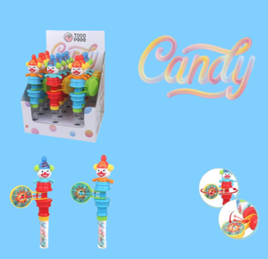 Payaso bate el tambor fabricante de dulces divertidos juguetes de dulces novedad <span class=keywords><strong>juego</strong></span> de plástico para niños y niñas juguetes de caramelo niños - Product Image 4