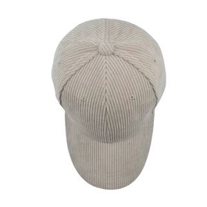 Casquette de baseball élégante en velours côtelé à 6 panneaux avec boucle argentée en cuivre, réglable, unisexe, personnalisable, pour les loisirs, le sport et les activités de plein air - Product Image 5