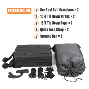 Almohadillas universales para portaequipajes de Kayak SUP, portaequipajes portátil extraíble para <span class=keywords><strong>canoa</strong></span> con correas de amarre - Product Image 6