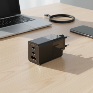 <span class=keywords><strong>Cargador</strong></span> Rápido Mini Gan de 3 Puertos, Personalizable, para India y Europa, Multi-Puerto, Inteligente, Supervooc, Tipo USB 1A2C, <span class=keywords><strong>65W</strong></span>, para iPhone, <span class=keywords><strong>OnePlus</strong></span>, Samsung - Product Image 1