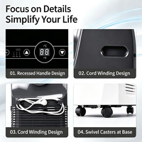 Climatiseur Électrique Portable Tout-en-un 12000 BTU 3-en-1 : Refroidissement, Déshumidification et Télécommande pour Maison, Bureau et Camping-car