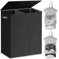 Panier à linge polyvalent pour un rangement du linge sale soigné et organisé