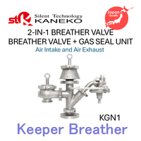 STK-KANEKO Valve de purge de transmission auto-actuée en acier inoxydable série KGN, unité d'étanchéité au gaz à raccordement par bride pour réservoir