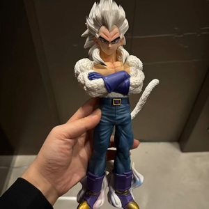 2 estilos al por mayor nuevo Dragón <span class=keywords><strong>DBZ</strong></span> 29CM <span class=keywords><strong>Vegeta</strong></span> GT4 estatua de dibujos animados PVC figura de acción colección de muñecas - Product Image 3