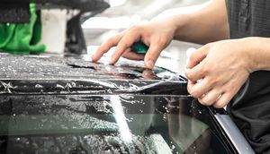 Film de protection de peinture anti-rayures en TPU de style diamant 1.52*15M pour la carrosserie de voiture Film TPU PPF Film de protection de voiture TPH PPF - Product Image 4