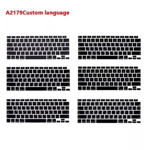 Custom שפה סיליקון מקלדת כיסוי עור מגן עבור macbook air 13 m1 A2337 2020 מחשב מקלדת כיסוי