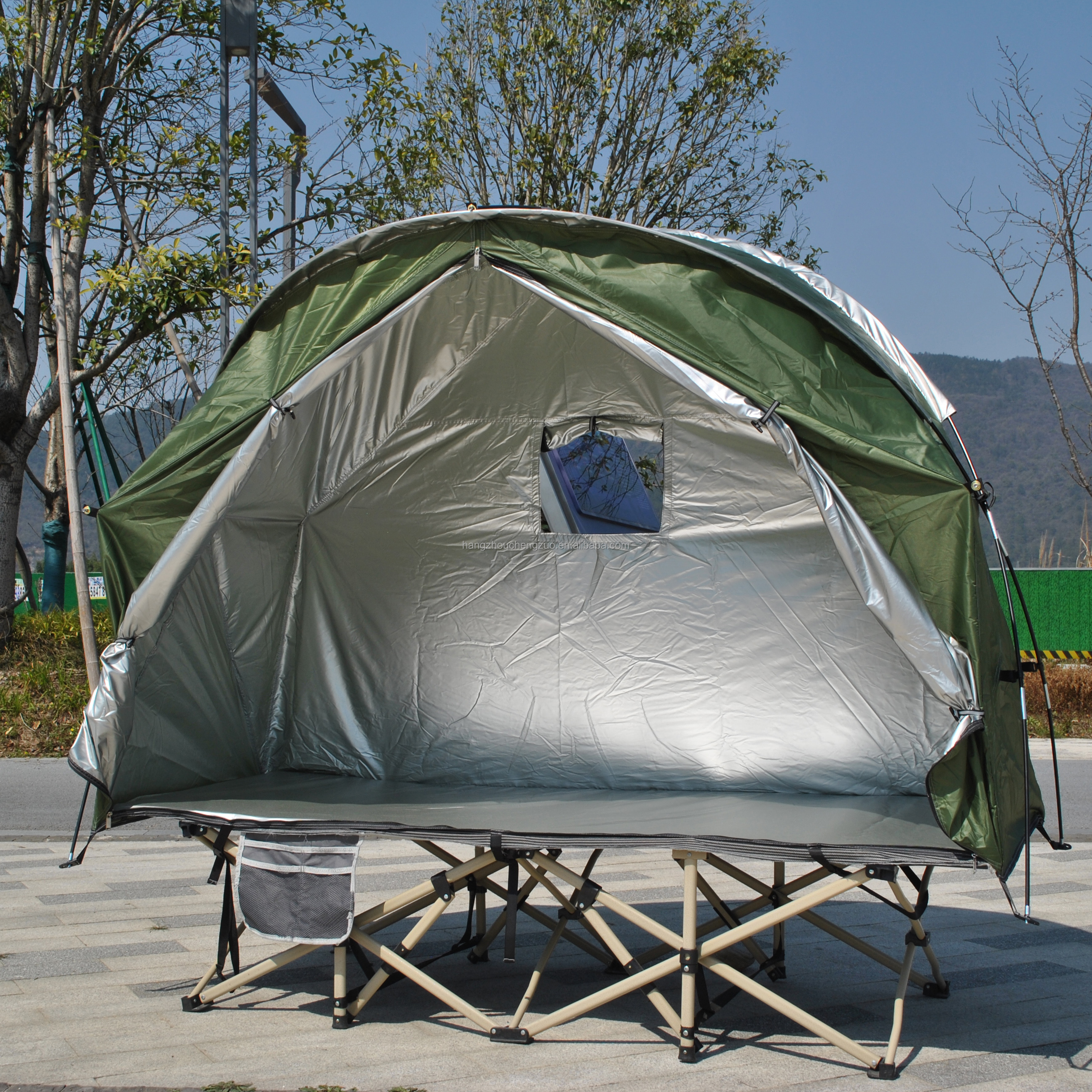 CZX-884 Multi-Use Folding Ground Tent for Camping Cot Bed